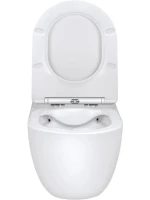 Комплект Унитаз подвесной Vincea Evo + Инсталляция TECE Base 9400413 4 в 1 с кнопкой смыва