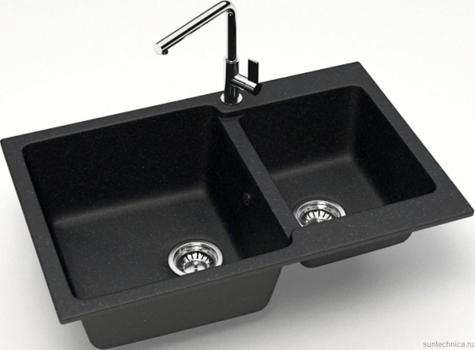 Мойка кухонная AZARIO Grand 00079903 черный