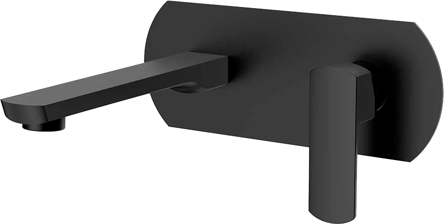 Смеситель для раковины Vincea Next VBFW-1N1MB С ВНУТРЕННЕЙ ЧАСТЬЮ, черный матовый