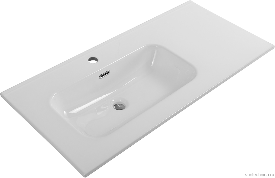 Тумба с раковиной BelBagno Kraft L, 100 2 ящика, дверца, rovere galifax bianco