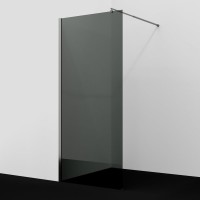 Душевая перегородка Wasserkraft Rur 30W 90 см, профиль графит, стекло тонированное