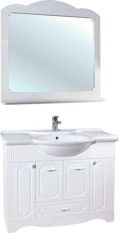 Зеркало Bellezza Кантри 105 с полкой
