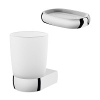 Набор Стакан AM.PM Sensation A3034300 + Мыльница A3031200 Набор Стакан AM.PM Sensation A3034300 + Мыльница A3031200