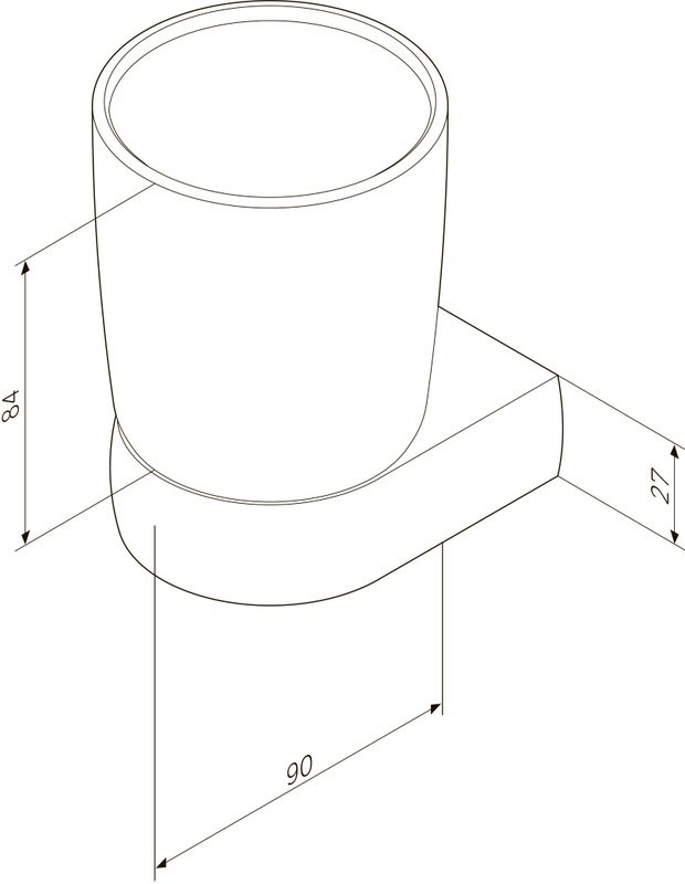 Набор Стакан AM.PM Sensation A3034300 + Мыльница A3031200