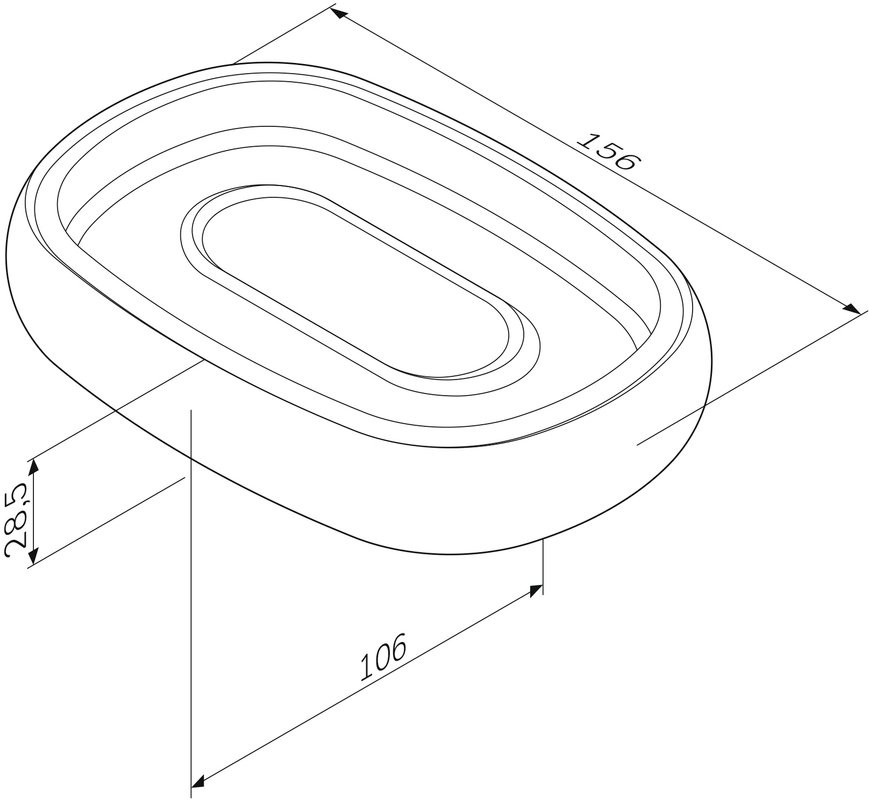 Набор Стакан AM.PM Sensation A3034300 + Мыльница A3031200