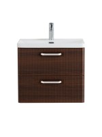 Мебель для ванной комнаты BelBagno Due 50 ручки белые, noce