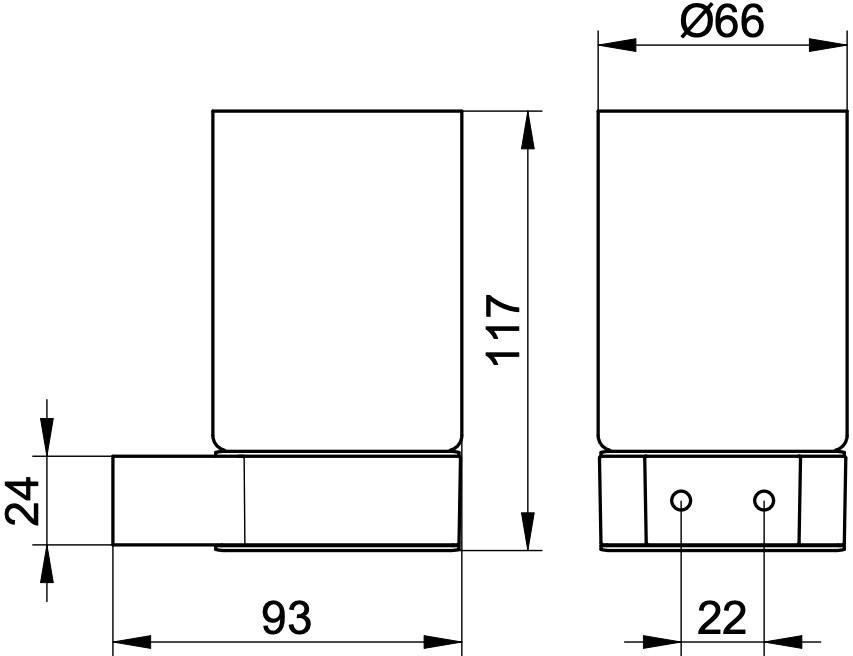 Набор Стакан Keuco Plan 14950379000 + Дозатор 14951370000