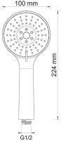 Душевой комплект Wasserkraft A16031 Thermo