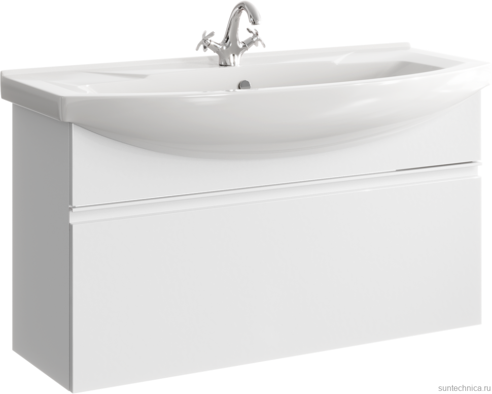 Тумба под раковину без столешницы Aqwella Rodos 105 белая