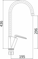 Смеситель для кухни Fashun A4161