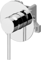 Встраиваемый смеситель для душа и ванны Gattoni Circle One 9031/90C0.CH С ВНУТРЕННЕЙ ЧАСТЬЮ Встраиваемый смеситель для душа и ванны Gattoni Circle One 9031/90C0.CH С ВНУТРЕННЕЙ ЧАСТЬЮ