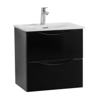 Мебель для ванной комнаты BelBagno Marino-cer-mini 50 подвесная, nero lucido