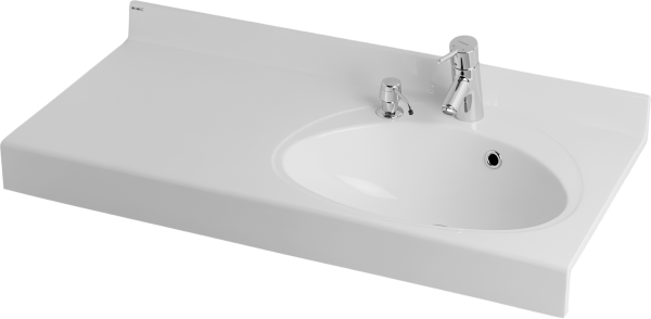 Мебельная раковина AQUATON Отель 100 R с навесами и диспенсером