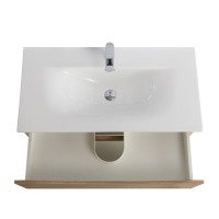 Мебель для ванной комнаты BelBagno Marino-cer-n 90 подвесная, rovere bianco