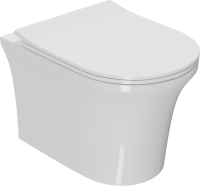 Комплект Унитаз подвесной Bauedge Bau Spectrum PRO безободковый, с микролифтом, белый + Крепления Geberit Duofix 111.815.00.1 к стене + Звукоизоляция + Инсталляция UP 320 111.300.00.5 + Кнопка Sigma 01 115.770.21.5 хром