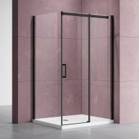 Душевой уголок Vincea Dice VSR-4D1013CLB 130х100 см, профиль черный