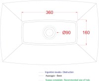 Накладная раковина ArtCeram Jazz JZL002 белый матовый