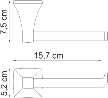Набор Держатель Wasserkraft Wern K-2596 + Ершик K-2527