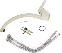 Смеситель для кухни Kaiser County 55244-11 бежевый мрамор