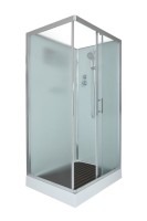 Душевая кабина DTO D D119 профиль хром, стекло матовое