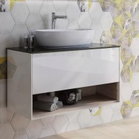 Тумба под раковину KERAMA MARAZZI Plaza Modern 100 белая