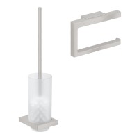 Набор Держатель Keuco Edition 11 11162050000 никель шлифованный + Ершик 11164059000 никель шлифованный