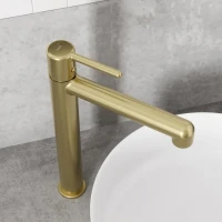 Смеситель для раковины IDDIS AIGMG01i01 золотой матовый Смеситель для раковины IDDIS AIGMG01i01 золотой матовый