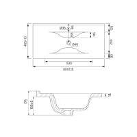 Мебельная раковина IDDIS 0138000I28 80 см, 013