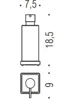 Набор Стакан Colombo Design Look B1641.BM + Дозатор B9317.BM Набор Стакан Colombo Design Look B1641.BM + Дозатор B9317.BM