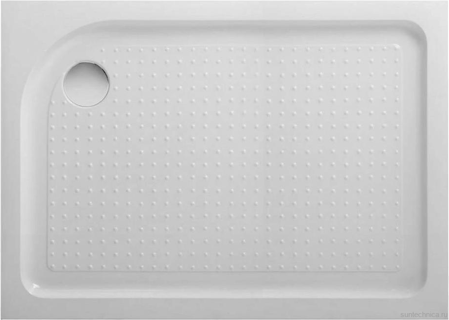 Поддон для душа BelBagno Tray 100х80 L с сифоном