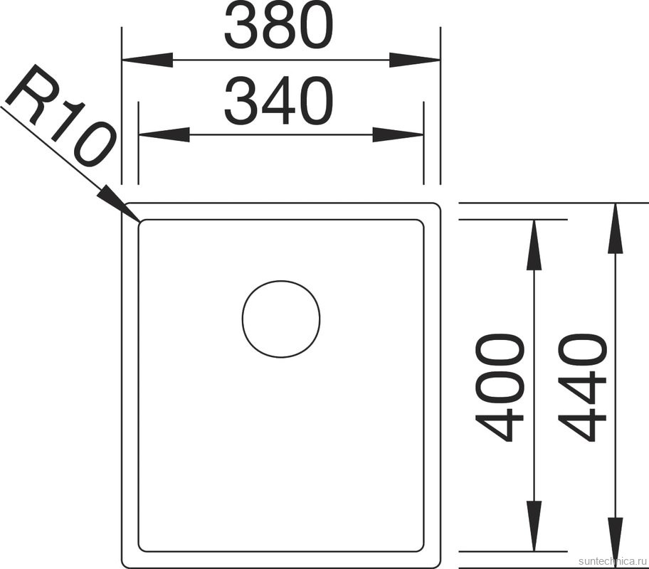 Комплект Мойка Blanco Claron 340-IF + Смеситель Ambis-S 523119