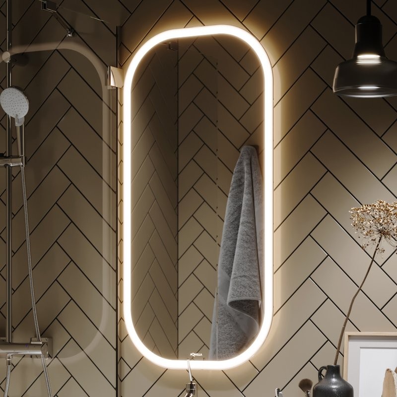 Зеркало Aqwella Soul 55 с подсветкой, с подогревом