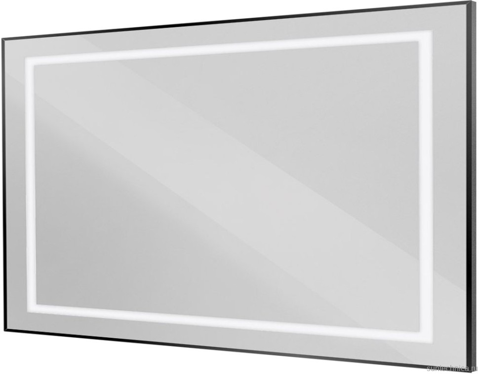 Зеркало BelBagno Kraft 140x80 с подсветкой, черное