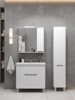 Мебель для ванной комнаты SanStar Ориана 80 напольная, раковина Cersanit Moduo 80