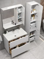 Мебель для ванной комнаты SanStar Ориана 80 напольная, раковина Cersanit Moduo 80