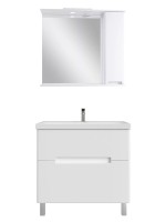 Мебель для ванной комнаты SanStar Ориана 80 напольная, раковина Cersanit Moduo 80