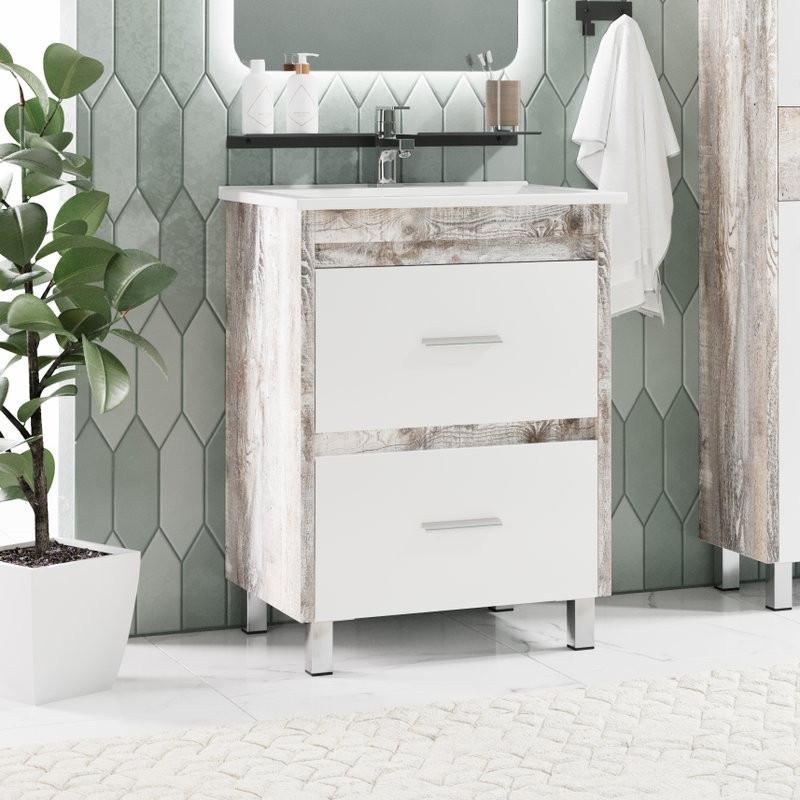 Тумба под раковину Corozo Верона 50 напольная, антик