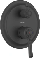 Встраиваемый смеситель для душа и ванны AQUATEK Классик AQ1546MB С ВНУТРЕННЕЙ ЧАСТЬЮ, матовый черный