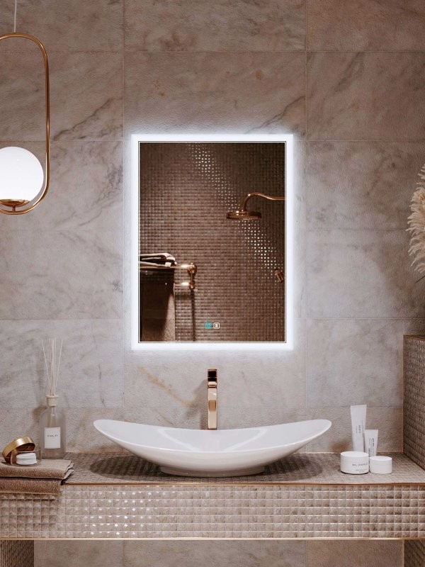 Зеркало Alavann Emma 60x80 с подсветкой, с антизапотеванием