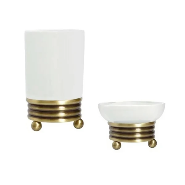 Набор Стакан Boheme Hermitage Bronze 10331 + Мыльница 10330