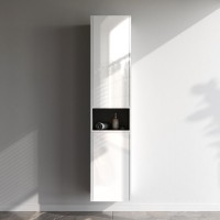 Шкаф в ванную AM.PM Func 90х40 подвесной, глянцевый белый