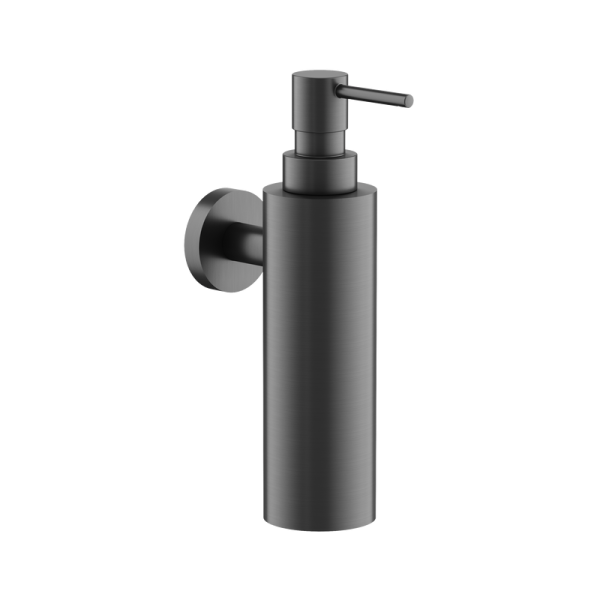 Дозатор для жидкого мыла Sancos Base SC9027GG настенный, вороненая сталь
