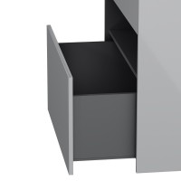 Тумба с раковиной AM.PM Func 80 белый глянец, со столешницей, раковина M8FWCC30430WG