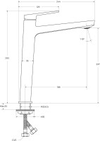 Смеситель BelBagno Ardente LMC-CRM-W0 хром