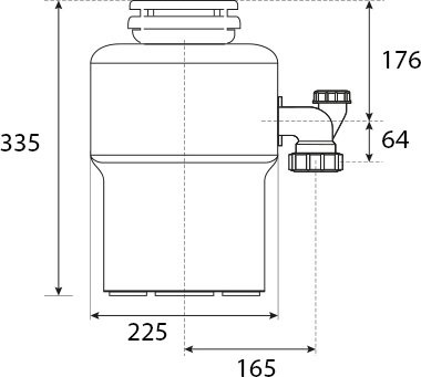 Комплект Мойка GranFest Practik GF-P780K графит + Измельчитель Status Premium 300