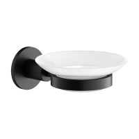 Мыльница Sancos Base SC9031MB настенная, стеклянная, черная Мыльница Sancos Base SC9031MB настенная, стеклянная, черная