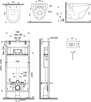 Комплект AM.PM Spirit V2.0 IS100101.701700 с сиденьем микролифт