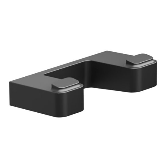 Крючок Ravak 10° TD 100.20 матовый черный, на шурупах