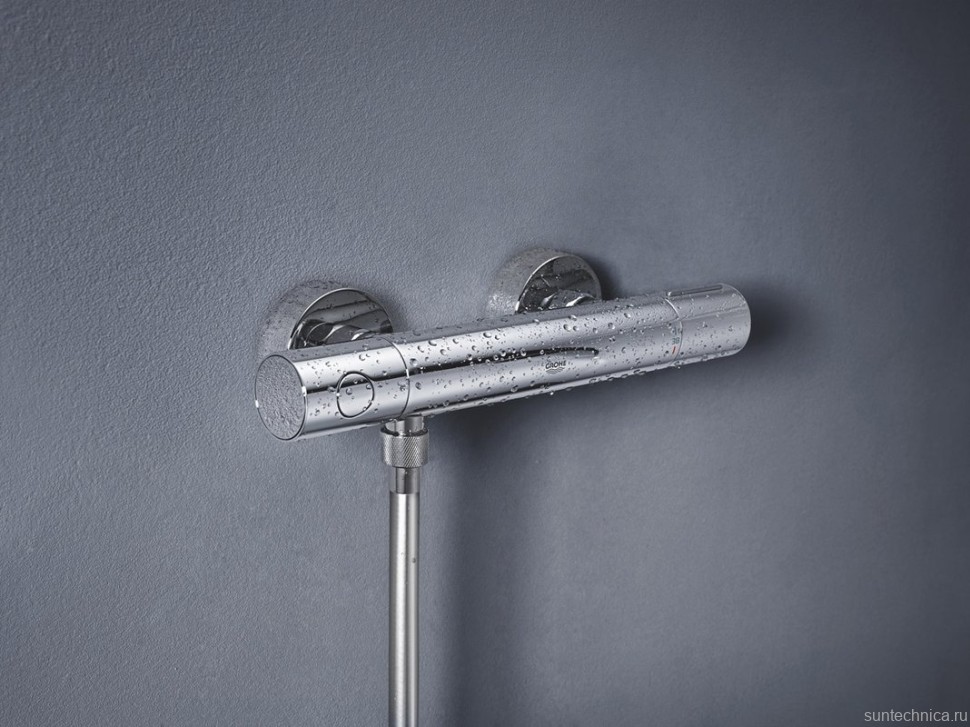 Душевой комплект Термостат Grohe Grohtherm 800 Cosmopolitan 34765000 для душа + Гарнитур Tempesta New 27644001