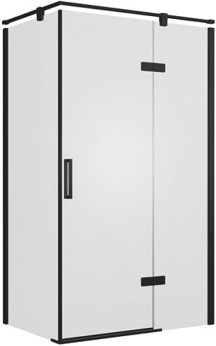 Душевой уголок Bravat Blackline 120х80х195, R